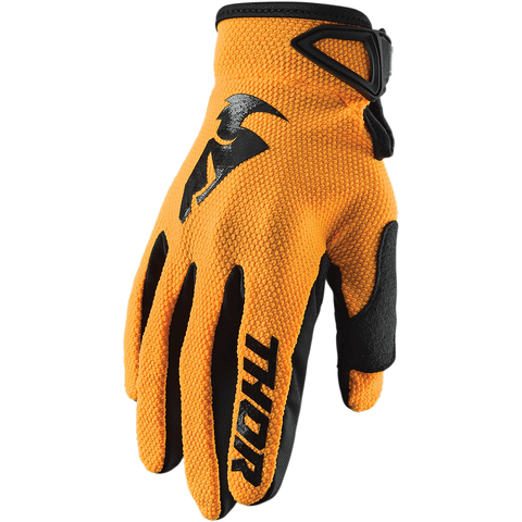 Bērnu motokrosa cimdi THOR S20Y SECTOR orange / black M THOR MOTOVEIKALS 21