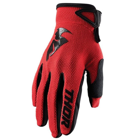 Bērnu motokrosa cimdi THOR S20Y SECTOR red / black XS THOR MOTOVEIKALS 21
