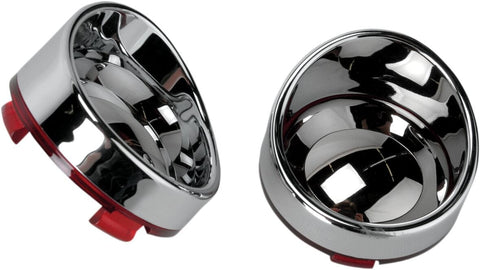 Bezel T/S Visor Red/Mir DRAG SPECIALTIES DRAG SPECIALTIES MOTOVEIKALS 21