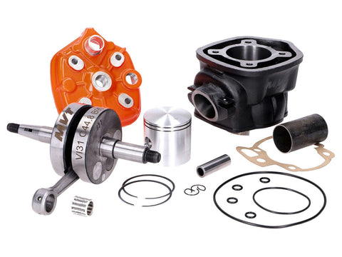 Big Bore cylinder kit MVT Iron Max with 45mm stroke crankshaft PP=13mm 90cc for Minarelli AM6 MVT ALLUMAGE MOTOVEIKALS 21