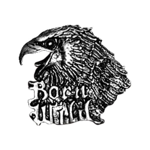Biker pins Born wild eagle pin MCS MOTOVEIKALS 21