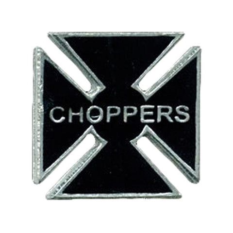 Biker pins Choppers maltese cross pin MCS MOTOVEIKALS 21