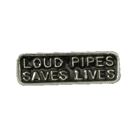 Biker pins Loud pipes saves lives pin MCS MOTOVEIKALS 21