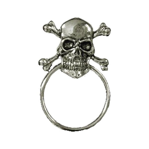 Biker pins Skull & bones sunglass holder pin MCS MOTOVEIKALS 21