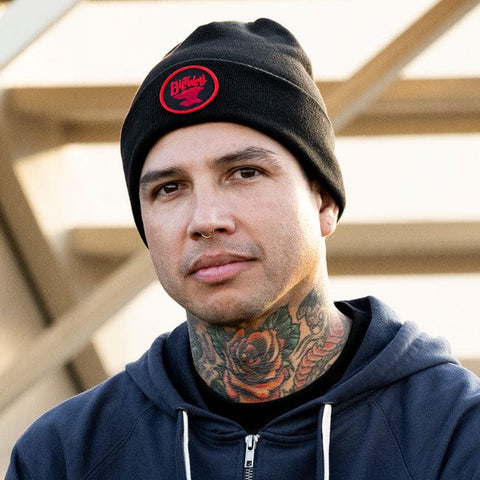 Biltwell Anvil beanie black/red BILTWELL MOTOVEIKALS 21