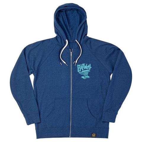 Biltwell Anvil zip hoodie blue BILTWELL MOTOVEIKALS 21
