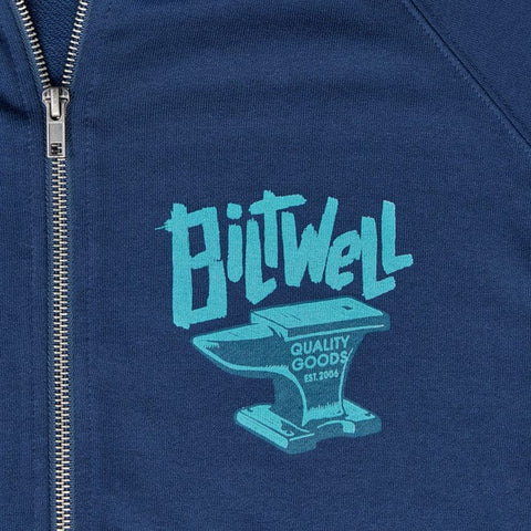 Biltwell Anvil zip hoodie blue BILTWELL MOTOVEIKALS 21