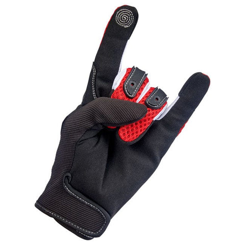 Biltwell Anza gloves red/black BILTWELL MOTOVEIKALS 21