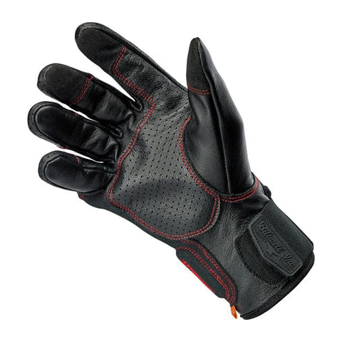 Biltwell Borrego gloves black/redline CE appr. BILTWELL MOTOVEIKALS 21