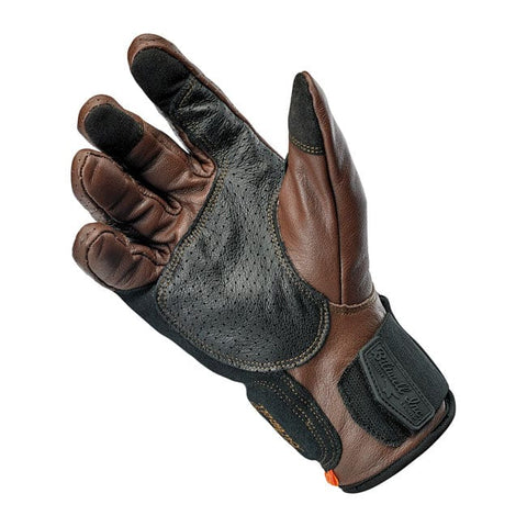 Biltwell Borrego gloves chocolate/black CE appr. BILTWELL MOTOVEIKALS 21