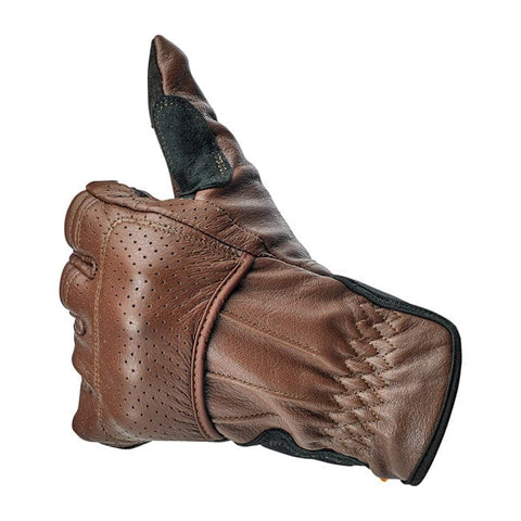 Biltwell Borrego gloves chocolate/black CE appr. BILTWELL MOTOVEIKALS 21