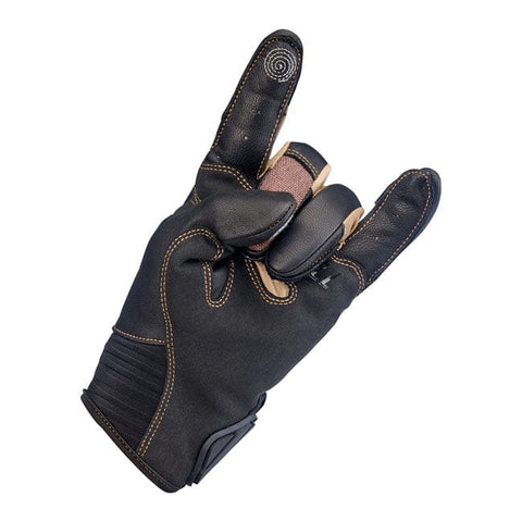 Biltwell Bridgeport gloves chocolate/black BILTWELL MOTOVEIKALS 21