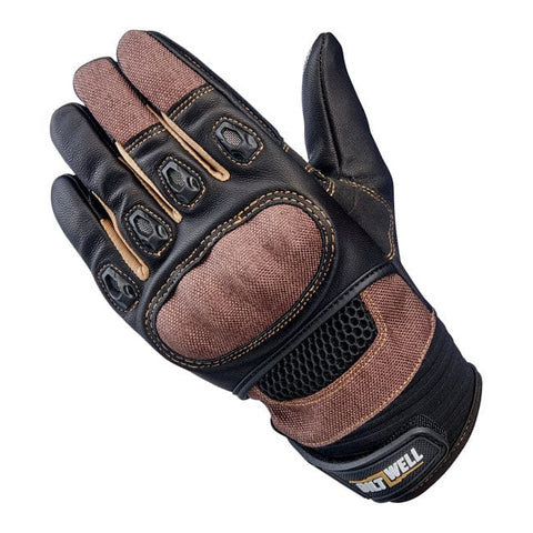 Biltwell Bridgeport gloves chocolate/black BILTWELL MOTOVEIKALS 21