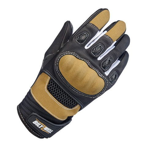 Biltwell Bridgeport gloves tan/black BILTWELL MOTOVEIKALS 21