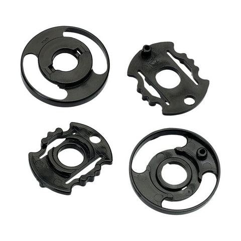 Biltwell Gen2 baseplate kit - black (pair) BILTWELL MOTOVEIKALS 21