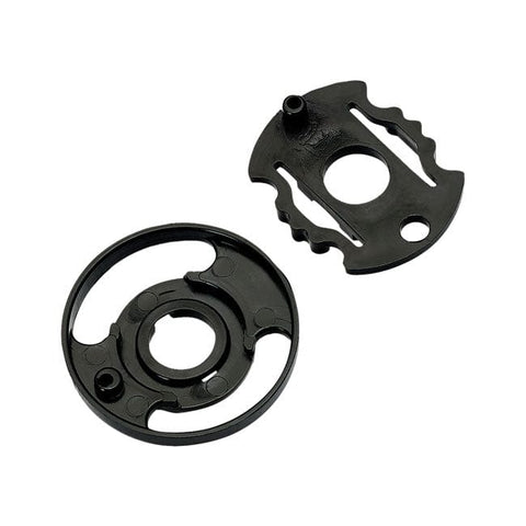 Biltwell Gen2 baseplate kit - black (pair) BILTWELL MOTOVEIKALS 21