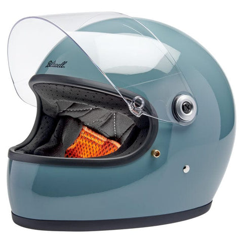 Biltwell Gringo S helmet Agave Blue Gloss BILTWELL MOTOVEIKALS 21