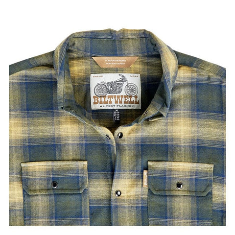Biltwell Hi Test Flannel shirt moss BILTWELL MOTOVEIKALS 21