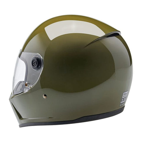 Biltwell Lane Splitter helmet olive green BILTWELL MOTOVEIKALS 21