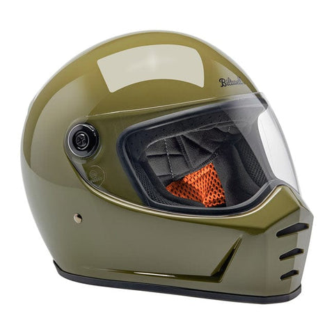 Biltwell Lane Splitter helmet olive green BILTWELL MOTOVEIKALS 21