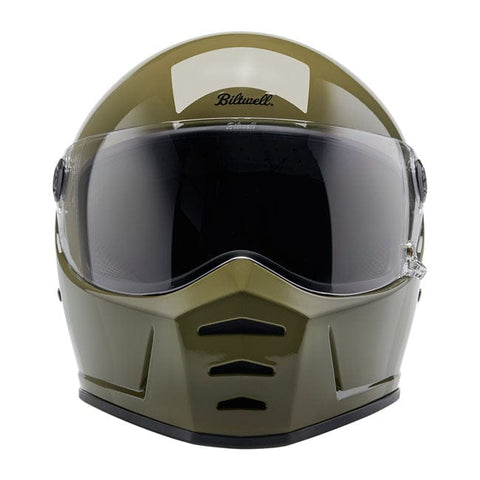 Biltwell Lane Splitter helmet olive green BILTWELL MOTOVEIKALS 21