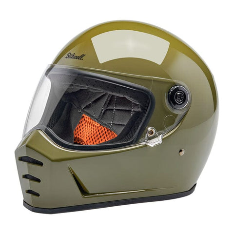 Biltwell Lane Splitter helmet olive green BILTWELL MOTOVEIKALS 21