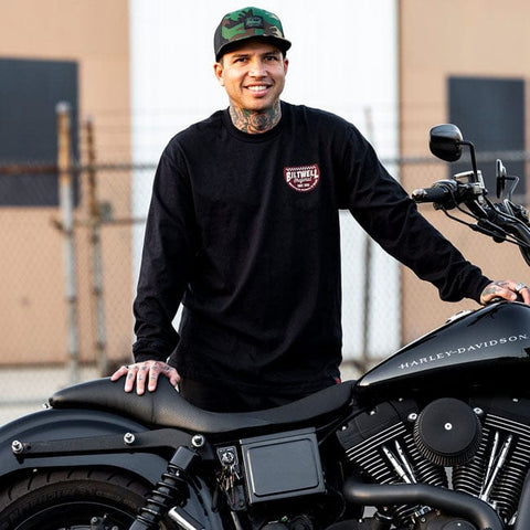 Biltwell Left turn longsleeve t-shirt black BILTWELL MOTOVEIKALS 21