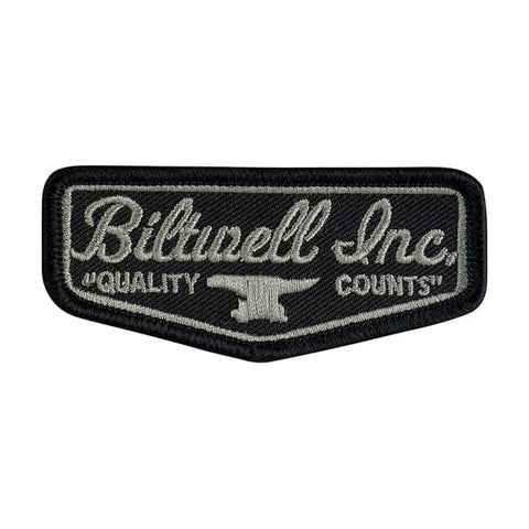 Biltwell Logo patch 3" black/grey BILTWELL MOTOVEIKALS 21