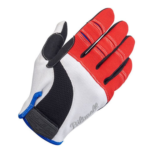 Biltwell Moto gloves red/white/blue BILTWELL MOTOVEIKALS 21