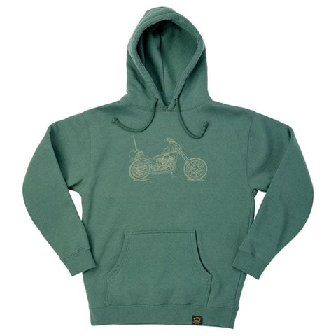 Biltwell Pan hoodie green BILTWELL MOTOVEIKALS 21