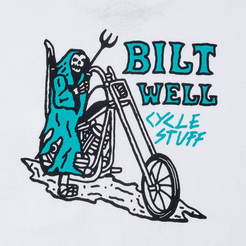 Biltwell Reaper t-shirt white BILTWELL MOTOVEIKALS 21