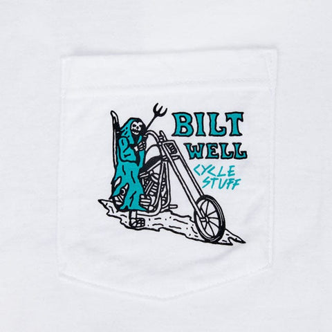 Biltwell Reaper t-shirt white BILTWELL MOTOVEIKALS 21