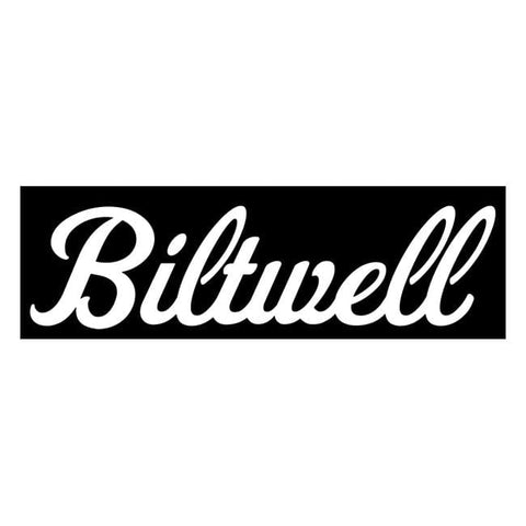 Biltwell Script sticker white 12" BILTWELL MOTOVEIKALS 21