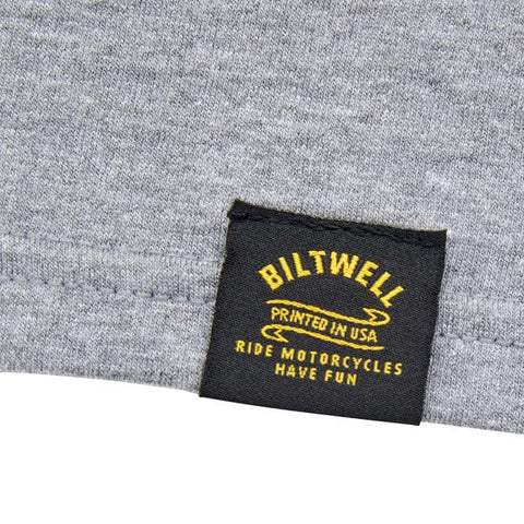 Biltwell Tiger longsleeve t-shirt graphite BILTWELL MOTOVEIKALS 21