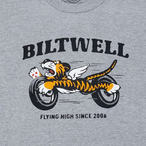 Biltwell Tiger longsleeve t-shirt graphite BILTWELL MOTOVEIKALS 21