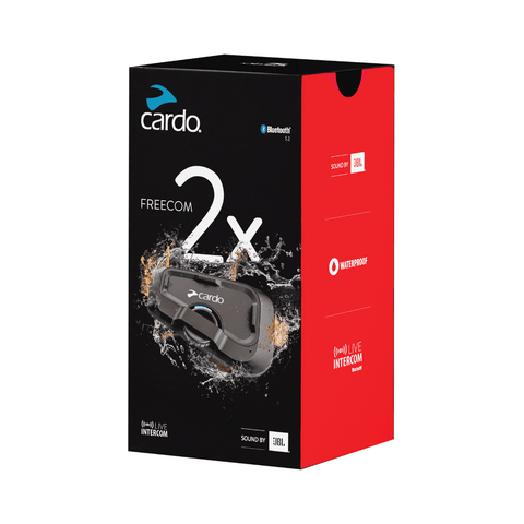 Bluetooth sarunu iekārta / interkoms CARDO Freecom 2X - Single CARDO MOTOVEIKALS 21
