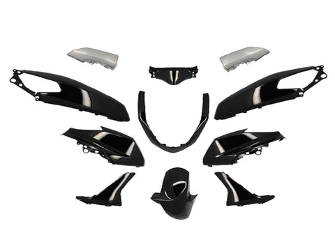 bodywork kit 11-piece black glossy for Yamaha N-Max 125cc 2015-2020 TUNR MOTOVEIKALS 21