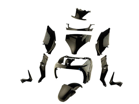 bodywork kit 11-piece black glossy for Yamaha X-Max 125-250cc, MBK Skycruiser 125-250cc -2009 TUNR MOTOVEIKALS 21
