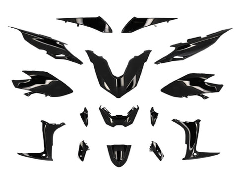 bodywork kit 15-piece black for Yamaha T-Max 560 Euro5 2020- TUNR MOTOVEIKALS 21