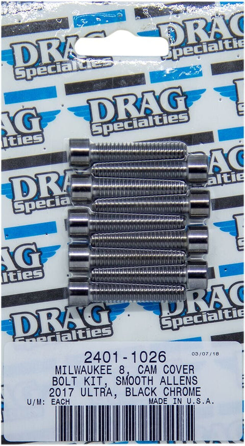 Bolt Kit M8 Cam Cvr B/C S DRAG SPECIALTIES DRAG SPECIALTIES MOTOVEIKALS 21