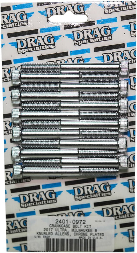 Bolt Kit M8Crkcas K Al Ch DRAG SPECIALTIES DRAG SPECIALTIES MOTOVEIKALS 21