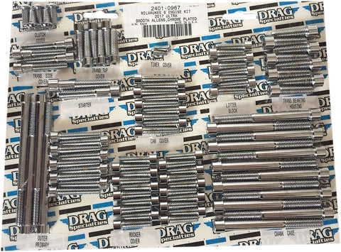 Bolt Kit M8En S Aln Ch DRAG SPECIALTIES DRAG SPECIALTIES MOTOVEIKALS 21