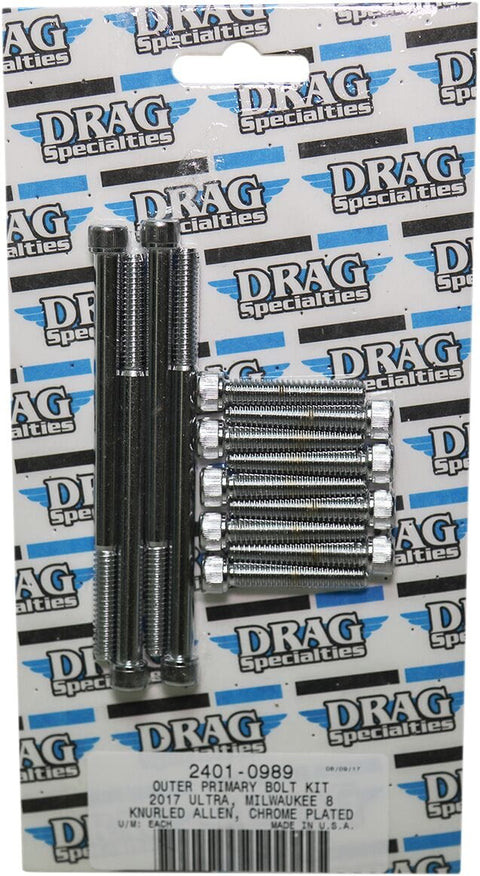Bolt Kit M8Outprm K Al Ch DRAG SPECIALTIES DRAG SPECIALTIES MOTOVEIKALS 21