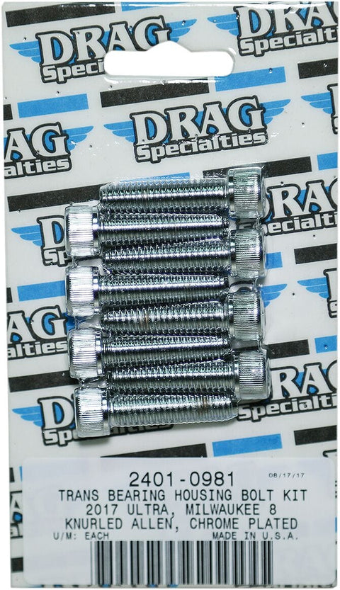 Bolt Kit M8Tranbr K Al Ch DRAG SPECIALTIES DRAG SPECIALTIES MOTOVEIKALS 21