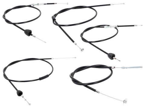 bowden cable set black for Simson Schwalbe KR51/1 (-1975) 101 OCTANE MOTOVEIKALS 21