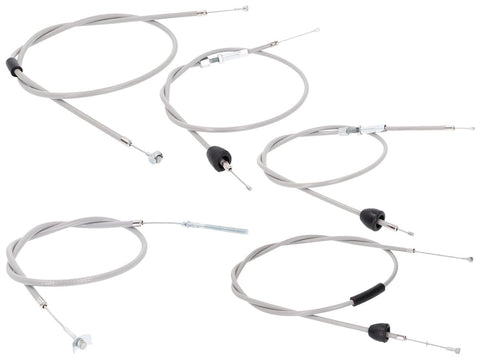 bowden cable set grey for Simson Schwalbe KR51/1 (-1975) 101 OCTANE MOTOVEIKALS 21