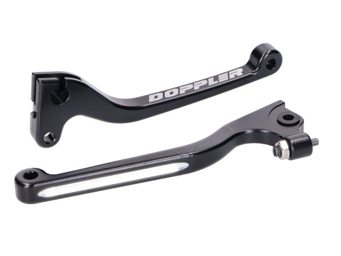 brake and clutch lever set Doppler CNC black for Derbi Senda, Gilera RCR, SMT -2010 DOPPLER MOTOVEIKALS 21