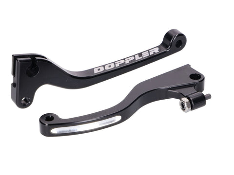 brake and clutch lever set Doppler CNC black for Rieju MRT, Marathon -17 (w/ J.Juan brake) DOPPLER MOTOVEIKALS 21