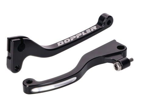 brake and clutch lever set Doppler CNC black for Sherco SE, SM 11- (w/ J.Juan brake) DOPPLER MOTOVEIKALS 21