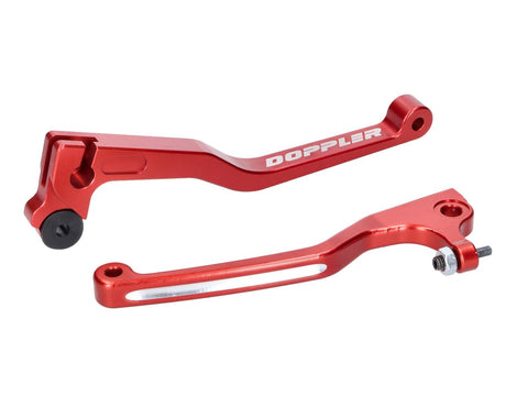 brake and clutch lever set Doppler CNC red for Beta RR 2012- (w/ GRIMECA brake) DOPPLER MOTOVEIKALS 21